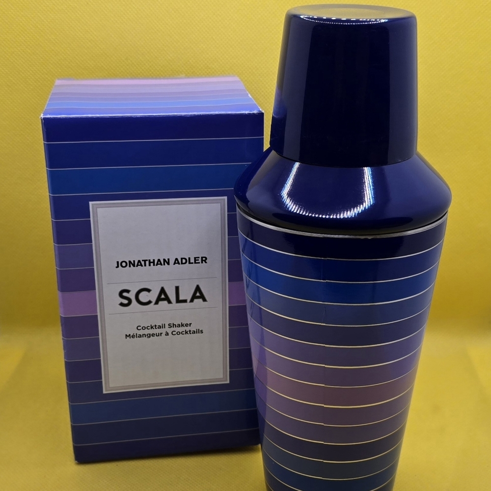 New Jonathan Adler Scala Cocktail Shaker 18.4oz